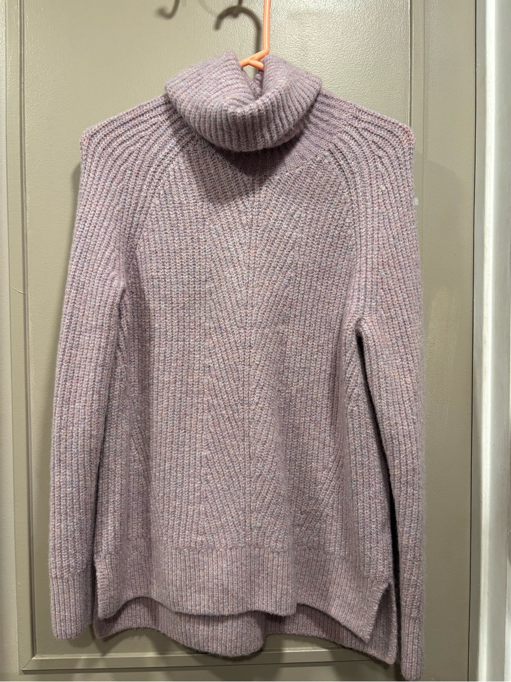 Madewell soft Knit Lavender Turtleneck Sweaters